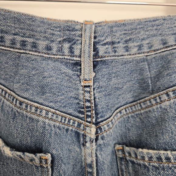 & Other Stories Straight Leg Fray Hem Ankle Jeans - Picture 7 of 7